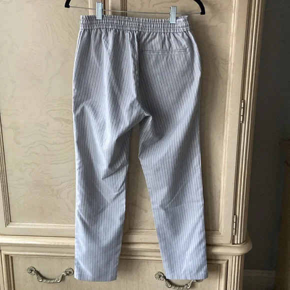 Topman pants, gray and white strip, elastic drawstring waist.  SZ W 30 L 32. - Picture 4 of 5